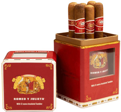 Romeo Y Julieta Cigar and Tumbler Gift Set